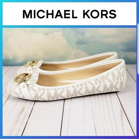 vanilla michael kors hamilton|Michael Kors vanilla flats 8m.